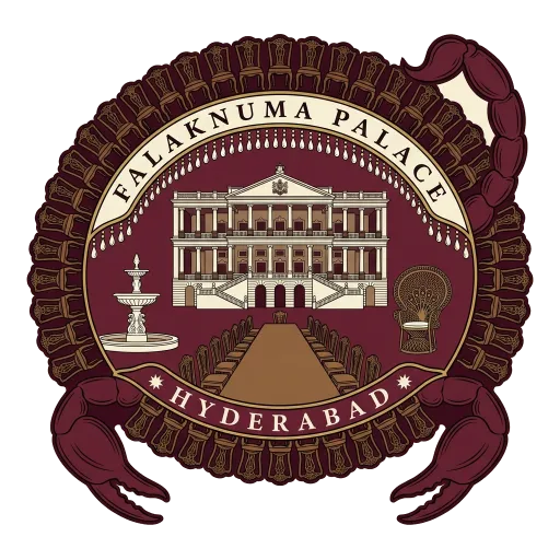 Falaknuma Palace travel stamp