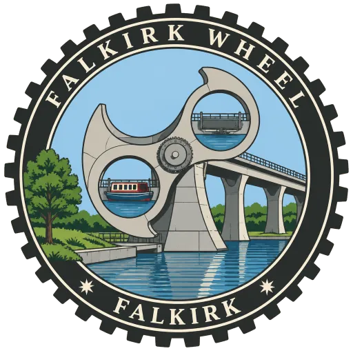 Falkirk Wheel travel stamp