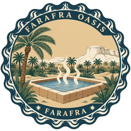 Farafra Oasis travel stamp