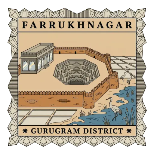 Farrukhnagar travel stamp