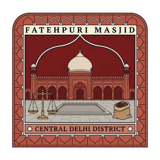 Fatehpuri Masjid travel stamp