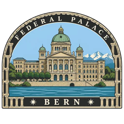 Federal Palace travel stamp