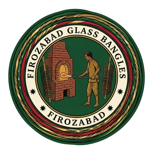 Firozabad Glass Bangles travel stamp