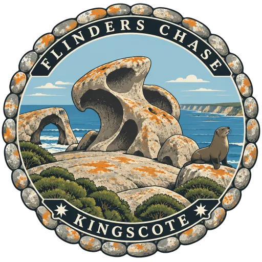 Flinders Chase National Park travel stamp