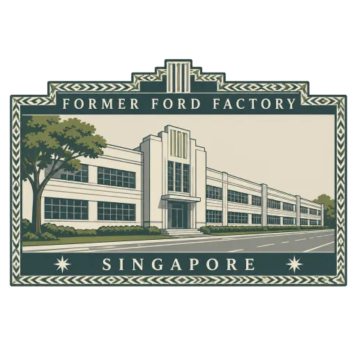 Former Ford Factory travel stamp