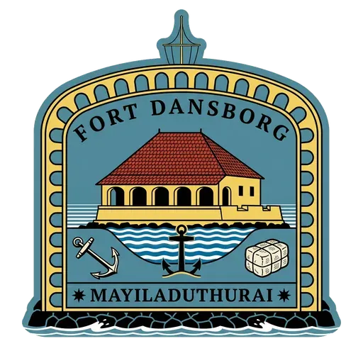 Fort Dansborg travel stamp