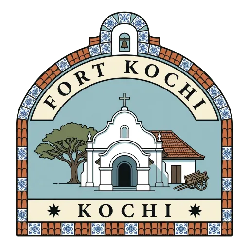Fort Kochi travel stamp
