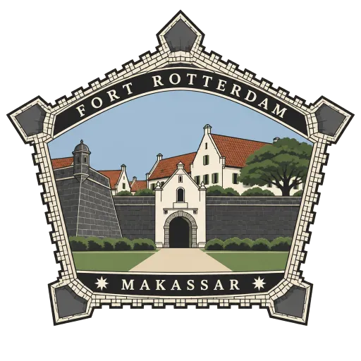 Fort Rotterdam travel stamp