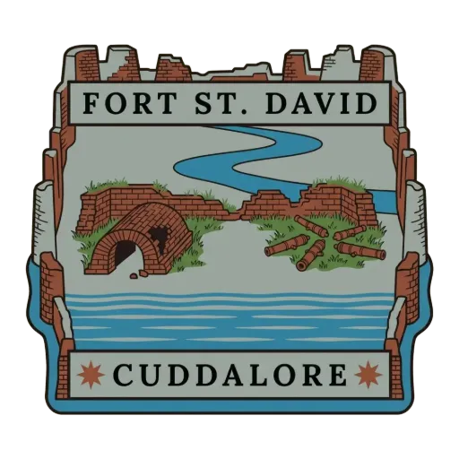 Fort St. David travel stamp