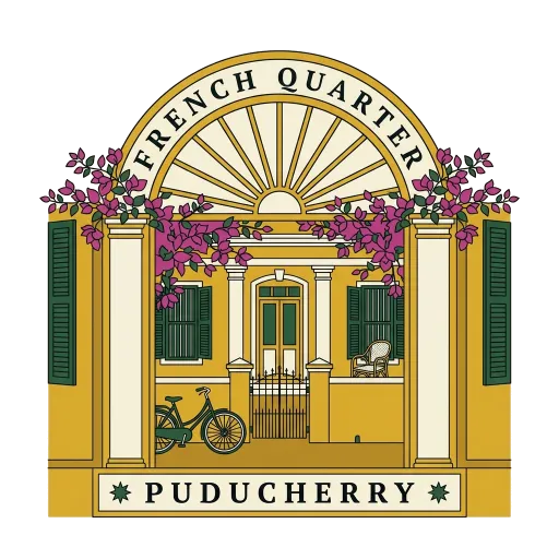 French Quarter travel stamp