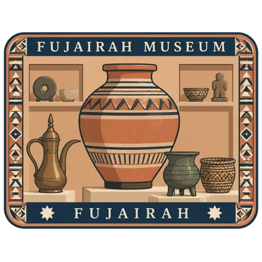 Fujairah Museum travel stamp