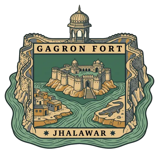 Gagron Fort travel stamp
