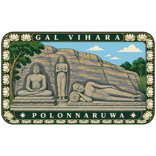 Gal Vihara travel stamp
