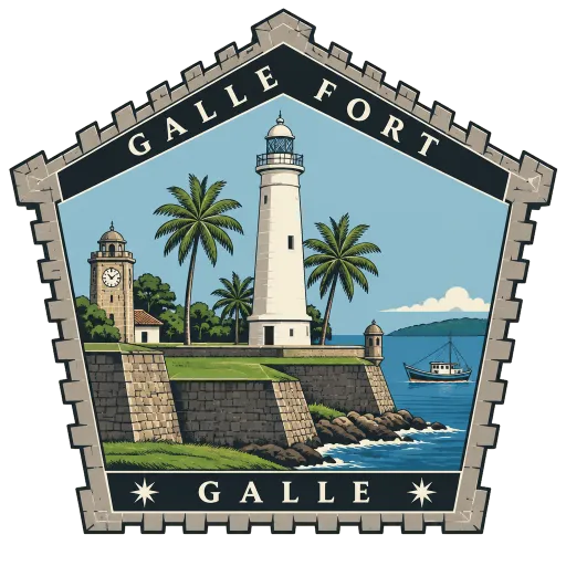 Galle Fort travel stamp