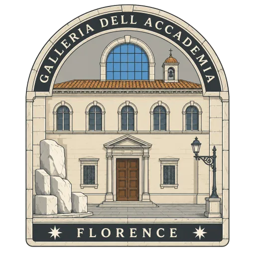 Galleria dell'Accademia travel stamp