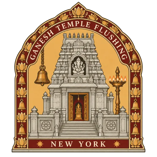 Ganesh Temple, Flushing travel stamp