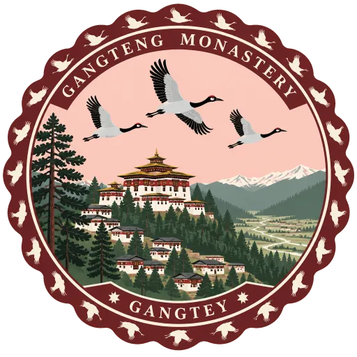 Gangteng Monastery travel stamp