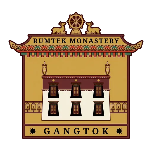 Rumtek Monastery travel stamp