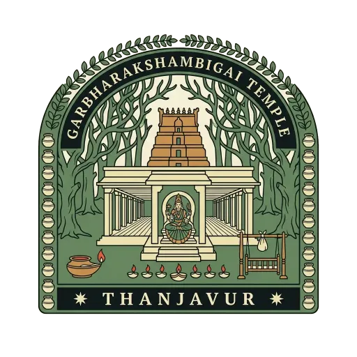 Garbharakshambigai temple travel stamp