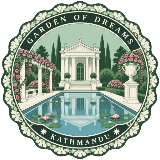 Garden of Dreams travel stamp