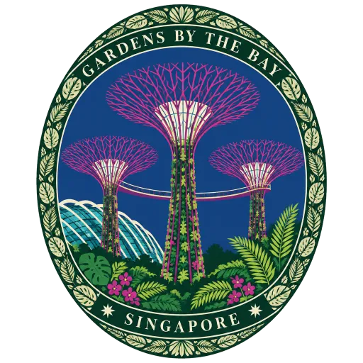 Gardens by the Bay travel stamp
