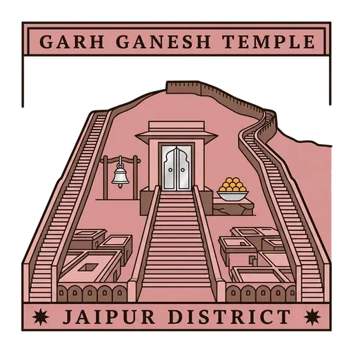 Garh Ganesh Temple travel stamp