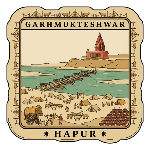 Garhmukteshwar travel stamp