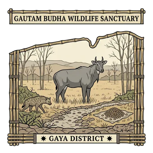 Gautam Budha Wildlife Sanctuary travel stamp