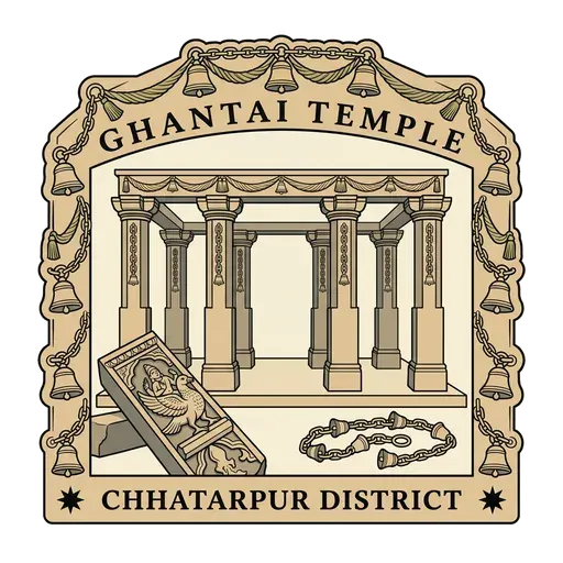 Ghantai Temple travel stamp