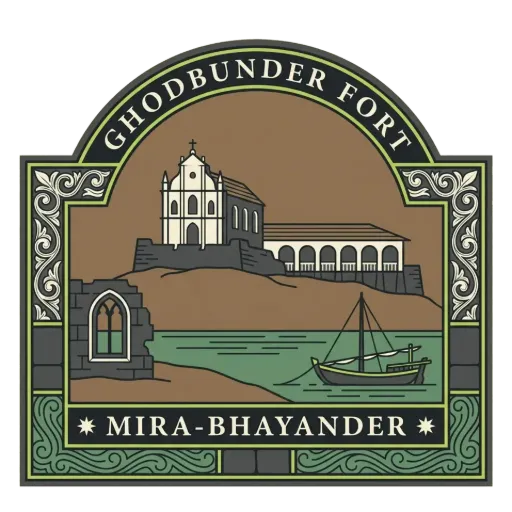 Ghodbunder Fort travel stamp