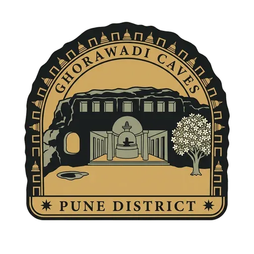 Ghorawadi Caves travel stamp