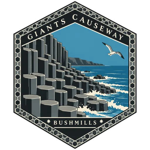 Giant's Causeway travel stamp