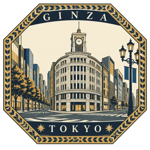 Ginza travel stamp