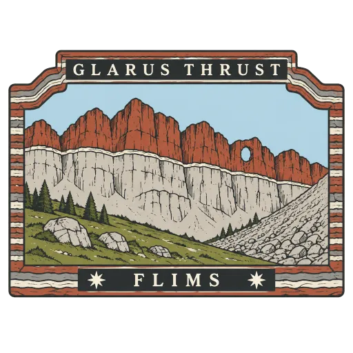 Glarus Thrust travel stamp