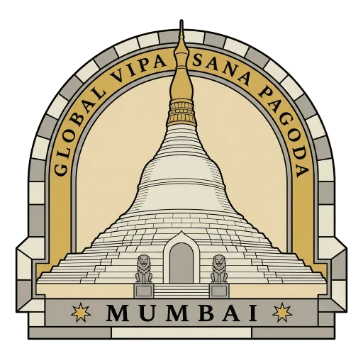 Global Vipassana Pagoda travel stamp