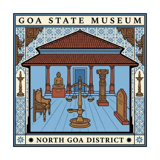Goa State Museum travel stamp