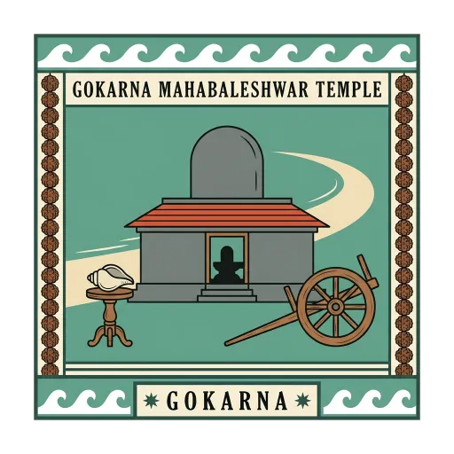 Gokarna Mahabaleshwar Temple travel stamp