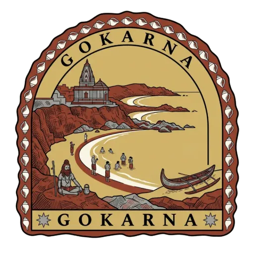 Gokarna travel stamp