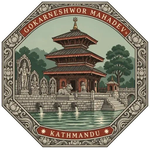 Gokarneshwor Mahadev Temple travel stamp