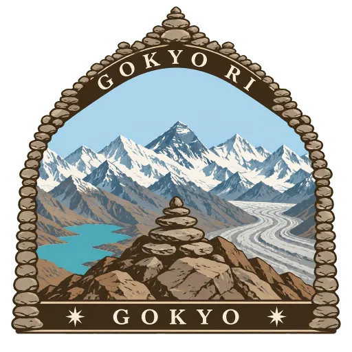 Gokyo Ri travel stamp