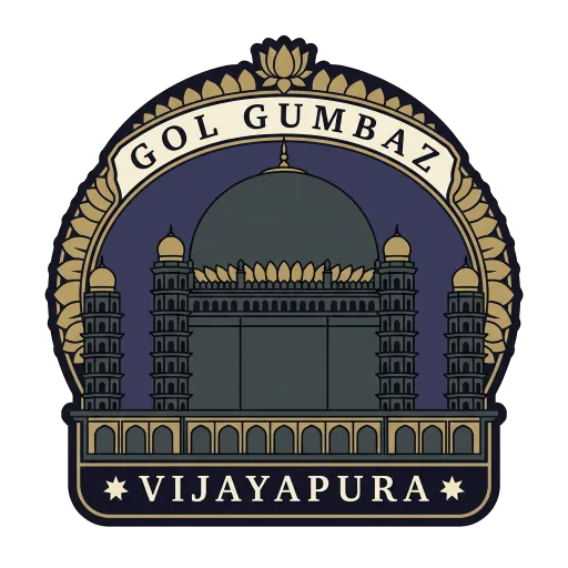 Gol Gumbaz travel stamp