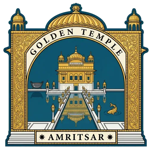 Golden Temple travel stamp