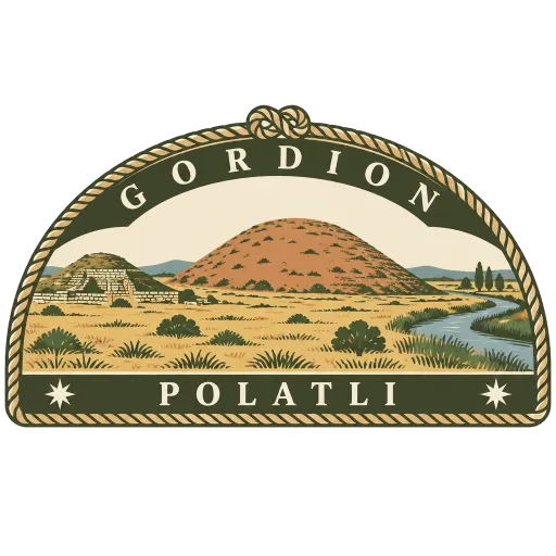 Gordion travel stamp