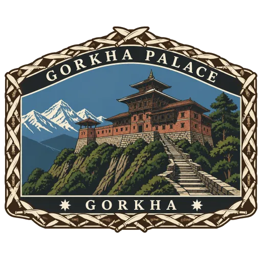 Gorkha Palace travel stamp