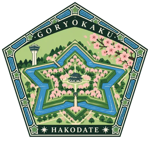 Goryokaku travel stamp