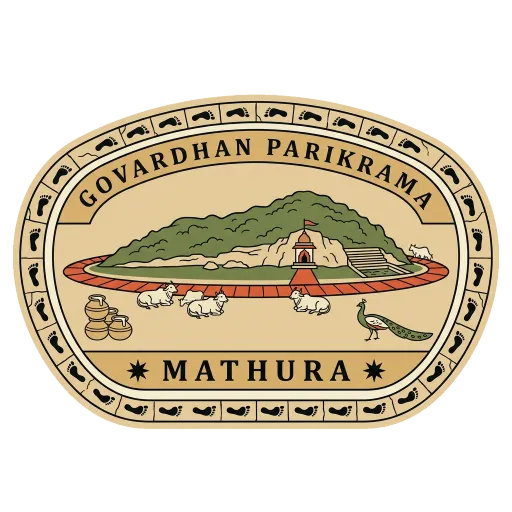 Govardhan Parikrama travel stamp