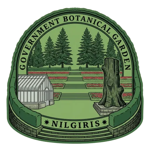Government Botanical Garden travel stamp
