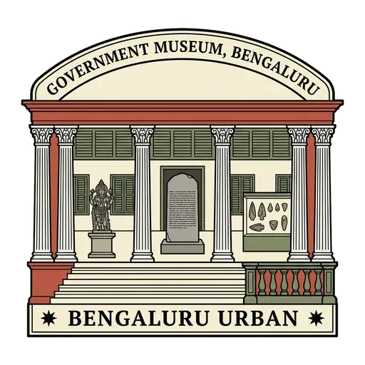 Government Museum, Bengaluru travel stamp