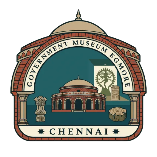 Government Museum Egmore travel stamp