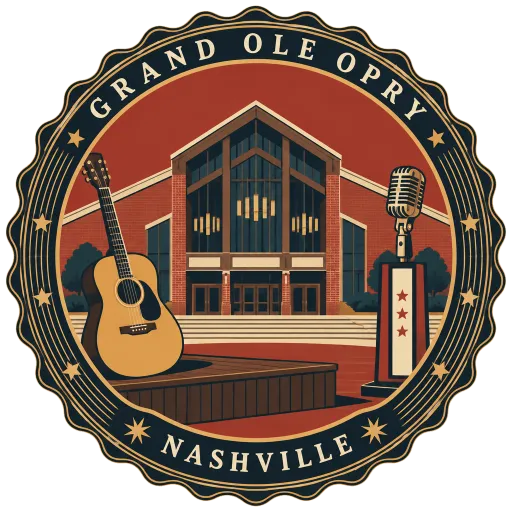 Grand Ole Opry travel stamp